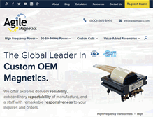 Tablet Screenshot of agilemagco.com